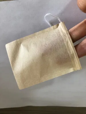 Sacchetto di carta da 6*8cm vuoto con filtro biodegradabile con stracci singoli Con stringhe