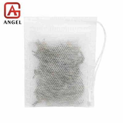 Sacchetti per tè con foglie sfuse per filtro con chiusura a filo di cotone vuoto monouso