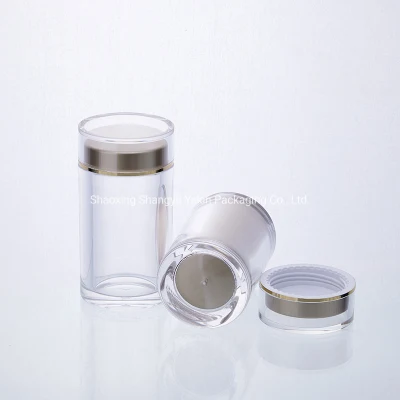 Bottiglia di plastica vuota personalizzata per Beauty Capsule con doppia parete Tappo