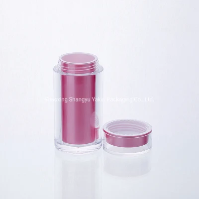Bottiglia di plastica vuota personalizzata per Beauty Capsule con doppia parete Tappo
