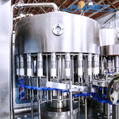 Da 2000 a 20000 bph ad alta velocità automatico 3 in 1 minerale Acqua succo di acqua pura macchina per l&prime;imbottigliamento del tè bevanda a tubo di poduzione Riempitrice con confezione di cartone