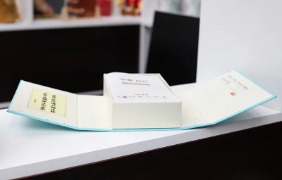 Confezione di confezionamento in bustinello pieghevole in carta da tè Firstsail Luxury Art Cartone rigido pieghevole pacchetto per biscotti alimentari cioccolato snack