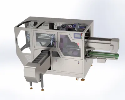 Mwellpack Full Servo Motor Control macchina a pacchetto con confezione sigillata a otto lati, Squid Seafood Food Filling Pack Sealing Wrapping Auto Food Packing