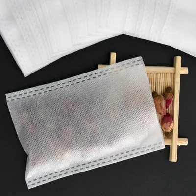60X80mm tessuto non tessuto termosaldante sacchetto da tè vuoto adatto per Viaggi