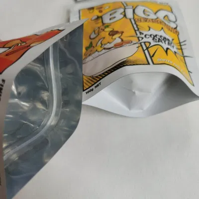 Stampa digitale termosaldabile Logo personalizzato con guarnizione Stand up Ziplock Sacchetto per confezionamento alimenti