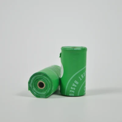 Fabbrica Commercio all&prime;ingrosso Compostable monouso PET biodegradabile cane di amido di mais Sacchetto per rifiuti