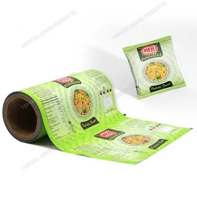 Foglio personalizzato laminato Instant Coffee Milk Matcha tè collagene in polvere Bustine di miele bastoncini Wrapper confezionamento automatico pellicola in rotolo
