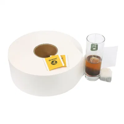 Carta da filtro per caffè senza sigillo a caldo per pasta di legno ecologica Sacchetti per tè vuoti