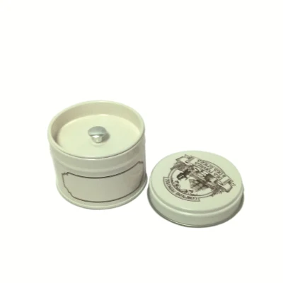 Barattoli da tè sfusi rotondi e a tenuta ermetica da 4oz personalizzati con 2 coperchi