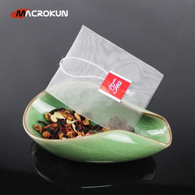6.5*8cm Prezzo all&prime;ingrosso Nylon Heat-Sealing Borsa da tè vuota