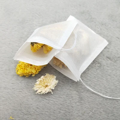 Sacchetto di carta con filtro vuoto per alimenti con stringa di traino, sacchetti singoli per tè Con stringhe