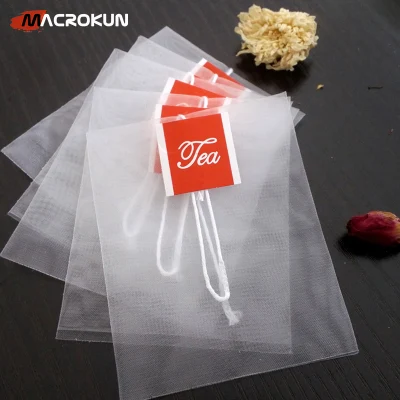 6.5*8cm Prezzo all&prime;ingrosso Nylon Heat-Sealing Borsa da tè vuota