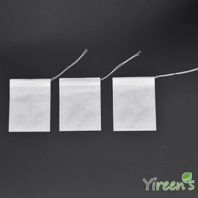 Set da tè monouso in carta per alimenti 80 x 100 mm per macchina da caffè macinata, per filtro per caraffa da caffè con corde, tipo di prodotti da cucina
