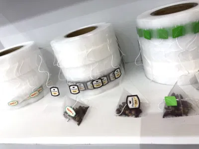 Sacchetto per tè in nylon con filtro a rete FDA, tipo a piramide tridimensionale