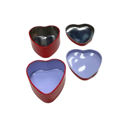 All&prime;ingrosso scatola vuota di caramella di cuore di Tinplate di cerimonia nuziale