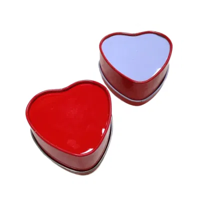 All&prime;ingrosso scatola vuota di caramella di cuore di Tinplate di cerimonia nuziale