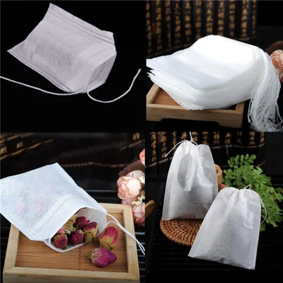 Teabags vuoti profumati tea bag con String Heal Seal Filter Carta