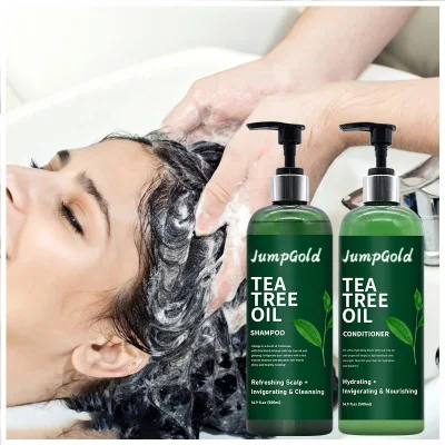 All&prime;ingrosso capelli naturali crescere Shampoo perdita di capelli zenzero organico menta Shampoo olio di Tea Tree