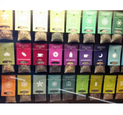 Filtri da caffè semi-transparanti in fibra di mais PLA biodegradabili monouso personalizzati (45 x 110 mm), utilizzati per la polvere di piante di tè alle erbe