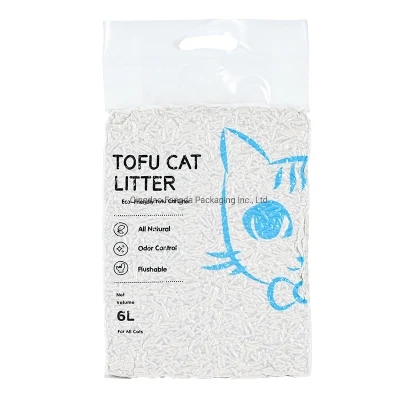 Sacchetto di imballaggio in plastica di sabbia con tofu vuoto personalizzato Con finestra