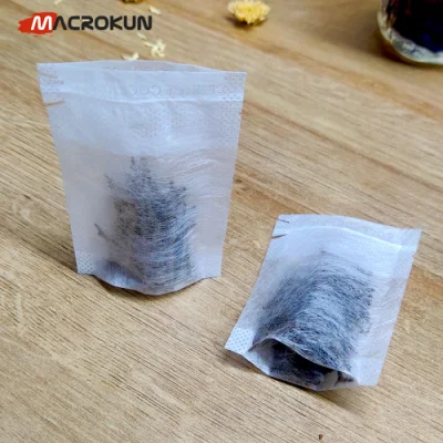 Nuova borsa da tè con stringa vuota in fibra di mais, caffè biodegradabile Borse fabbricate in Cina