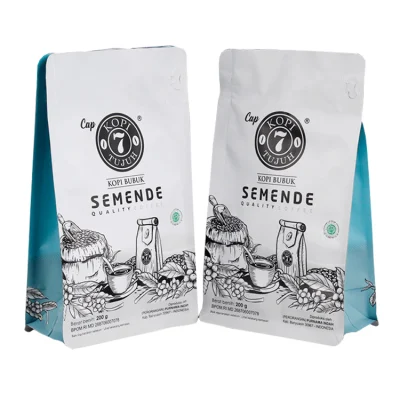 Foglio di alluminio plastica Ziplock vuoto riso caffè fagioli tè vuoto Biscotti chips confezionamento sicuro sacchetto confezionamento