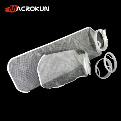 Sacchetto filtrante liquido in nylon monofilamento all&prime;ingrosso da 50 micron