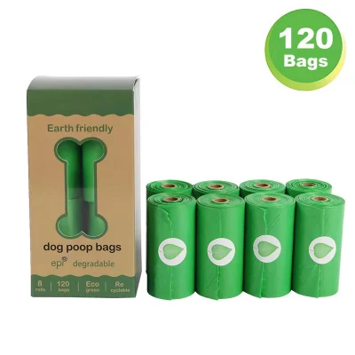 Sacchetti per rifiuti di cani sacchetti extra spessi forti 100% Sacchetti per rifiuti di cani biodegradabili a tenuta ermetica