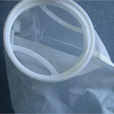 5 10 40 90 100 120 150 200 300 micron Sacchetto filtrante a rete in nylon micron con anello in acciaio/plastica NMO