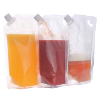 50 ml - sacchetto impaccante del becco da 2100 ml dell&prime;acqua potabile della spremuta del becco del sacchetto del sacchetto di Eco della bevanda della spremuta liquida di plastica pura amichevole di plastica completamente trasparente del becco