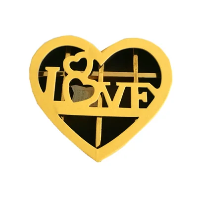 Scatola regalo di cioccolato bella e piccola a forma di cuore scatola buona Design e basso prezzo