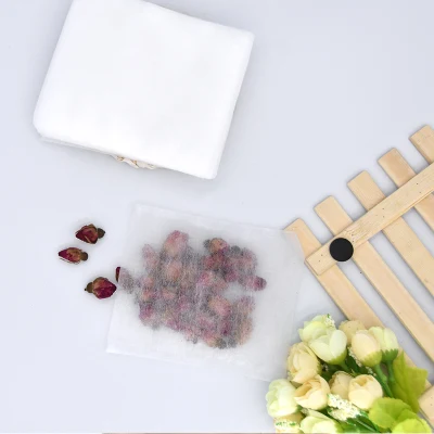 Sacchetti filtranti biodegradabili in fibra di mais PLA Heat Sealing (60 x 80 mm), senza cordoni
