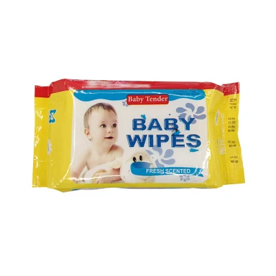 Prodotti per bambini con asciugamani bagnati per la pulizia morbida in cotone 80PCS/Pack di migliore qualità Panni in cotone biologico monouso 100% bambù biodegradabile Confezione singola