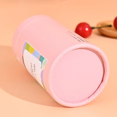 Coperchio facile da strappare frutta secca caffè Fiore tè alimenti Contenitore carta cilindro tubo carta Grade
