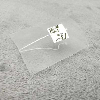 Sacchetti per tè in fibra di mais termosaldanti, filtri per tè biodegradati PLA, sacchetti con filtro a piramide triangolare, potrebbero personalizzare le etichette