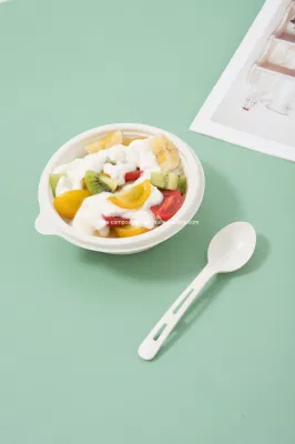 Posate confezionate singolarmente cucchiaino monouso per pranzo, tè al caffè Silverware Soupspoon Cucchiaino di cucchiai bianchi