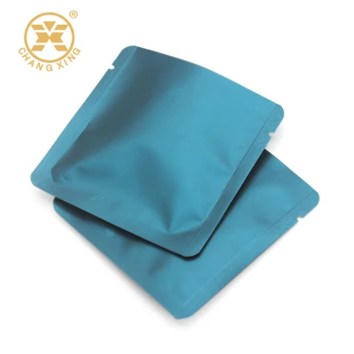 Pellicola di alluminio con pellicola stampata opaca Mini con tre guarnizioni laterali Sacchetti per il caffè