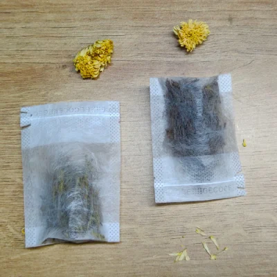 Confezionamento per alimenti filtro da tè biodegradabile PLA in fibra di mais vuoto Borsa con stringa interna nascosta