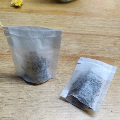 Confezionamento per alimenti filtro da tè biodegradabile PLA in fibra di mais vuoto Borsa con stringa interna nascosta