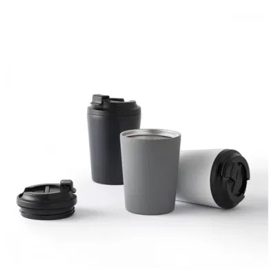 Coperchio resistente alle fuoriuscite Thermos in acciaio inox isolato sottovuoto tè freddo Tazza di caffè riutilizzabile Go Cup da 12 ml