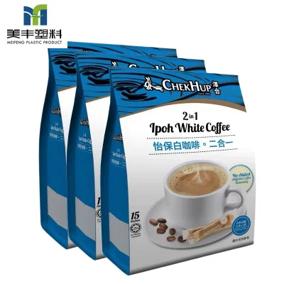 Vendita all&prime;ingrosso fabbrica su misura Eco friendly Compositable bustine di tè caffè vuoto Con valvola e sacchetti con zip per confezionamento caffè