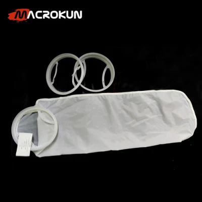 Sacchetto filtrante liquido in nylon monofilamento all&prime;ingrosso da 50 micron
