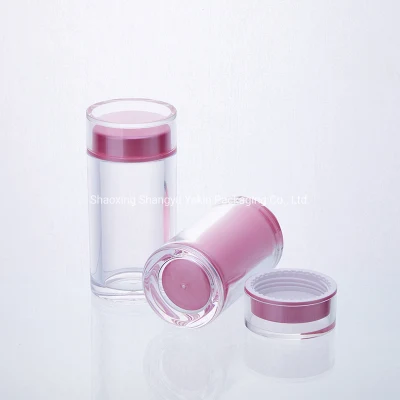 Bottiglia di plastica vuota personalizzata per Beauty Capsule con doppia parete Tappo