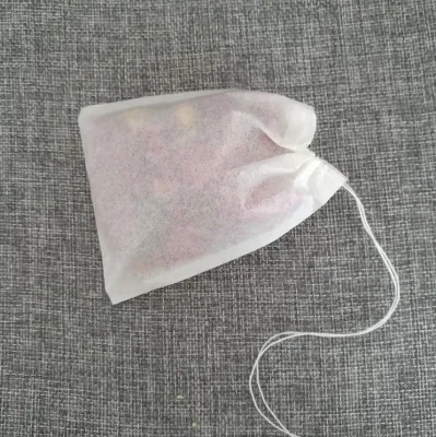 Sacchetto per tè biodegradabile da 10*12cm confezionamento filtro a string sacchetto vuoto per tè
