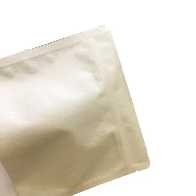 Buste per spuntini con zip personalizzate compostabili Confezione Sacchetto DOYPACK di carta da tè con zip e finestra