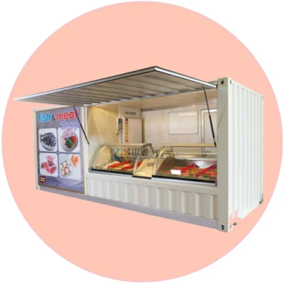 Nuovo ristorante con bar e caffetteria, 2023 PIEDI, 40 PIEDI, con contenitore rimovibile Confezione piatta Luxury Container Bar
