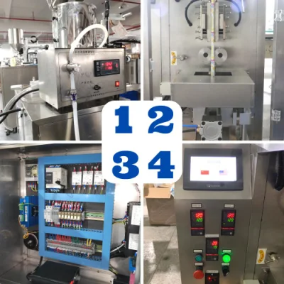 Sacchetto liquido di salsa di miele a più corsie automatico confezionamento alimentare in bustina Macchina