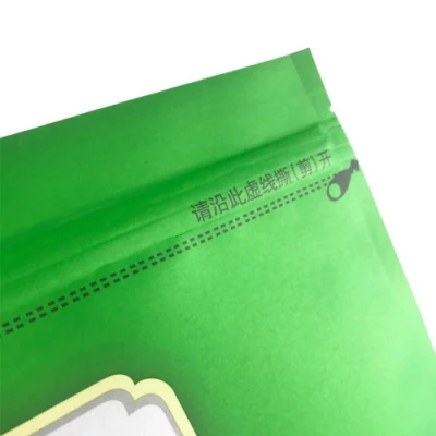 125 g 250 g 500 g di tè Kraft vuoto Stand up Sacchetti per imballaggio