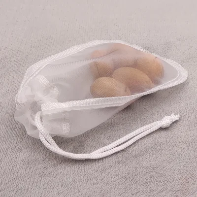 Sacchetti in rete di nylon micron con stringa di traino per dado da tè e caffè Filtro del latte