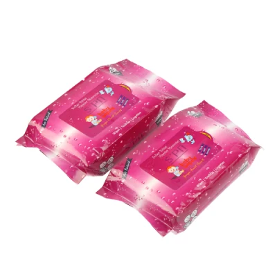 Non tessuti speciali confezionati singolarmente 80PCS Hypoallergenicity 99.9% acqua pura Baby Salviette umide disinfettare il tessuto molle umido